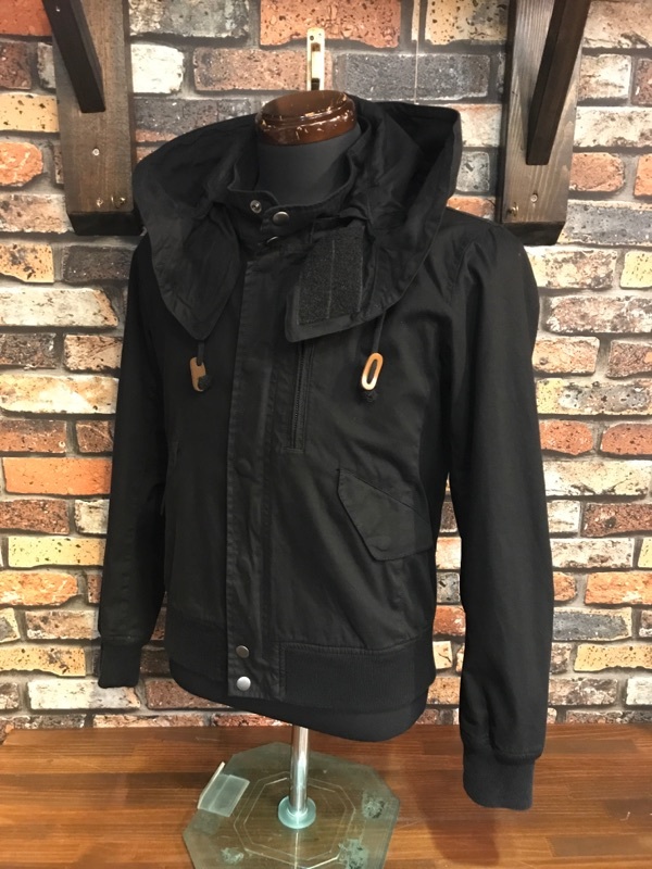 F265 メンズコート SHIPS JET BLUE ショートモッズ シップス おしゃれ ブラック 無地 ミリタリー フィールド ジャケット 小さいサイズ/ S拍卖