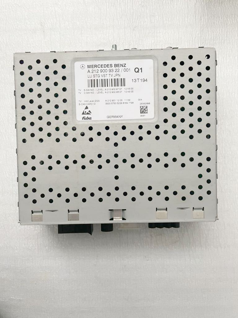 送料無料☆メルセデス・ベンツ Aクラス 地デジチューナー ジャンク扱 W176 A2129009322 Q1A250 E250W212B180 W246カーナビワンセグフルセグ拍卖