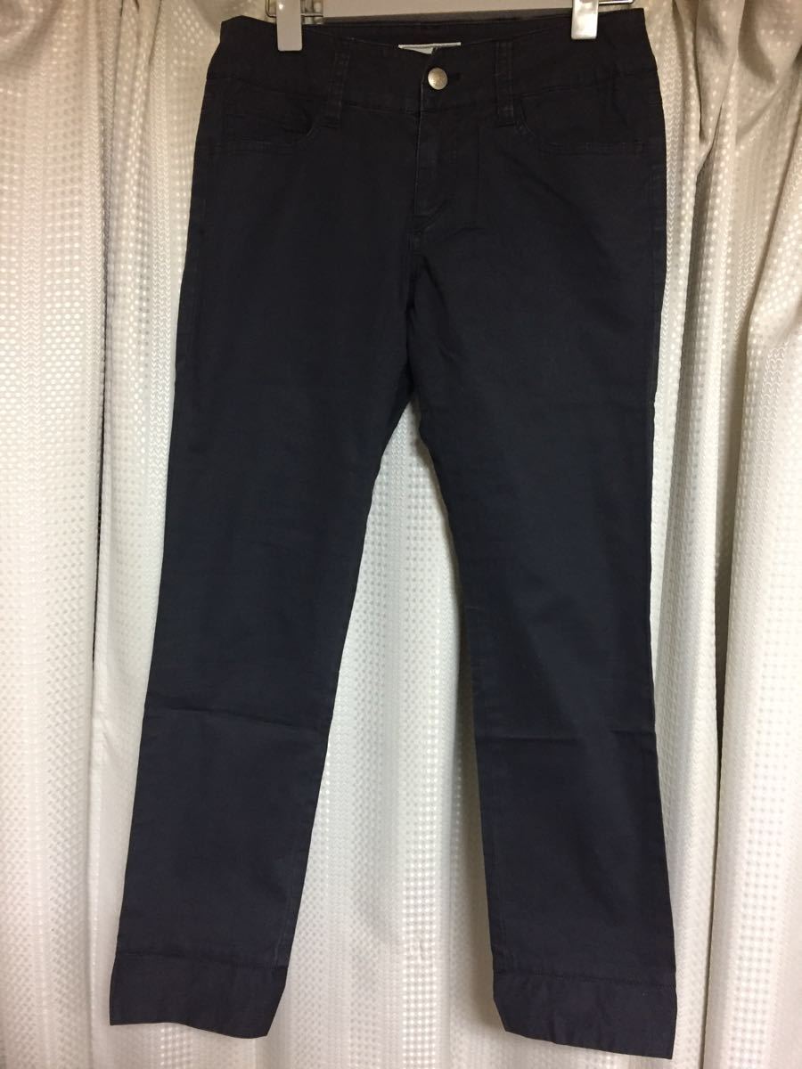 R ouge vif☆スリムパンツ☆ルージュ ヴィフ☆アババウスインターナショナル☆裾リボン美品拍卖