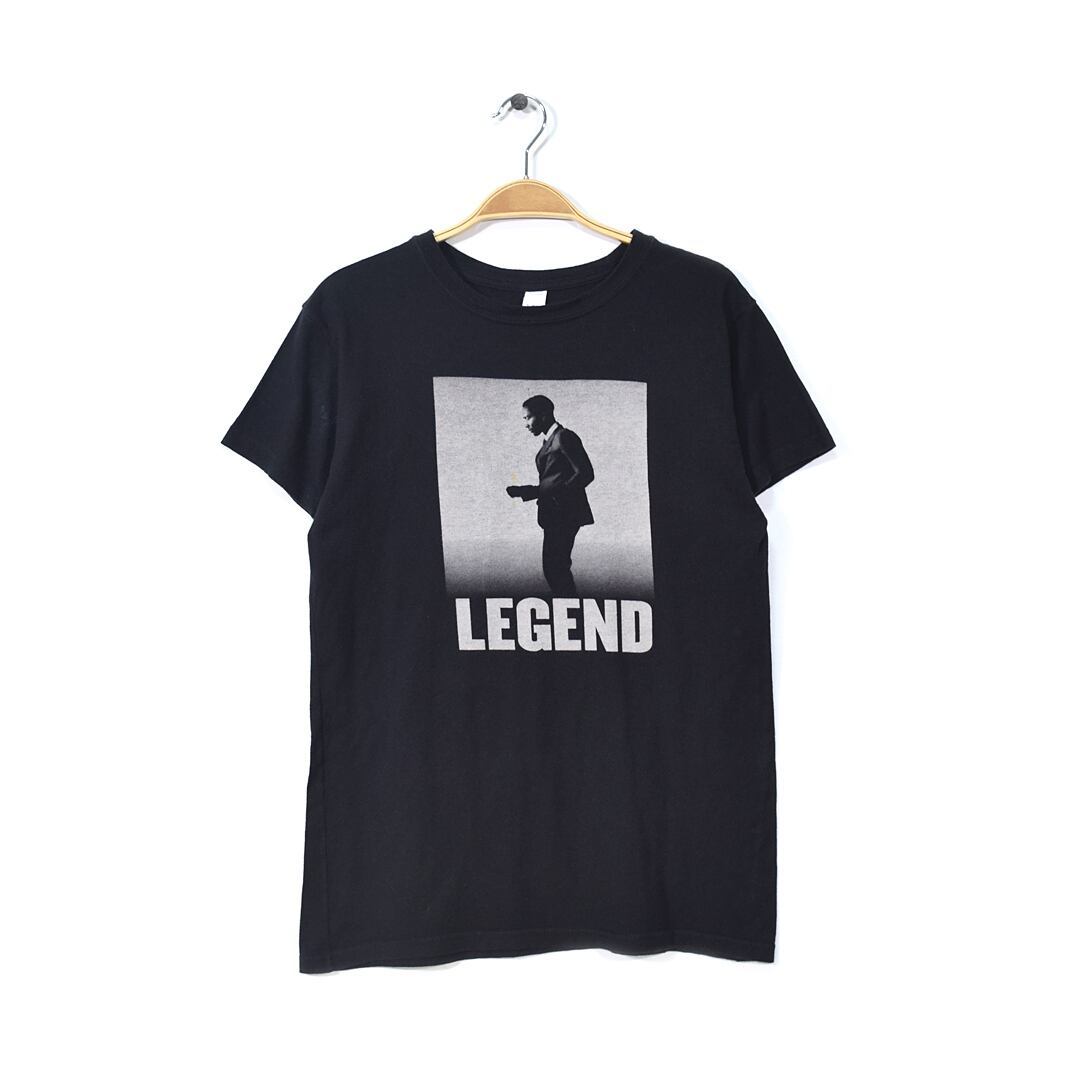 【送料無料】ジョンレジェンド Tシャツ ブラック 黒 R&B JOHN LEGEND メンズS相当 古着 @AF0001拍卖