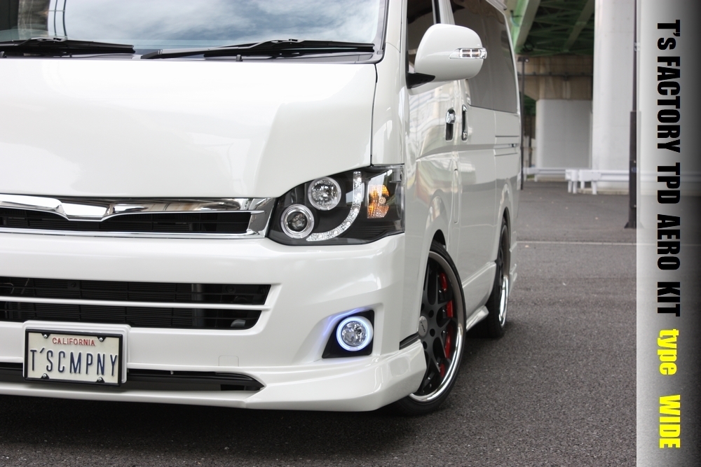 ● ティスファクトリー 200系 ハイエース 1型2型3型 ワイドボディ ユーロフェイス ボンネット 塗装済み S-GL ワゴンGL グランドキャビン拍卖