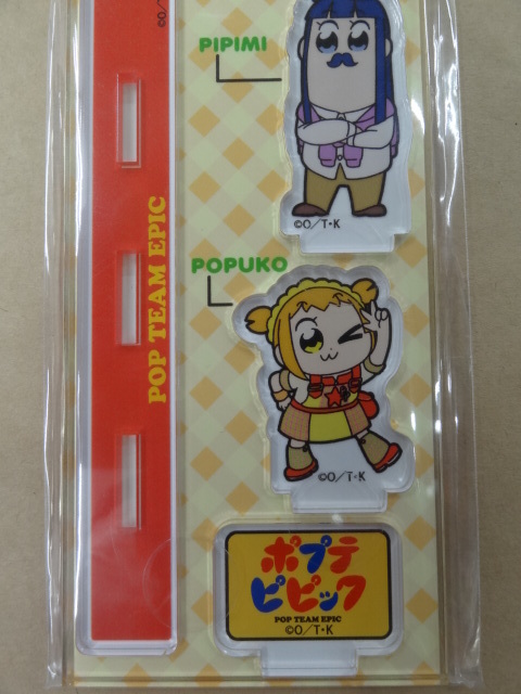 ポプテピピック アクリルフィギュア ポプ子 ピピ美 アイドル拍卖
