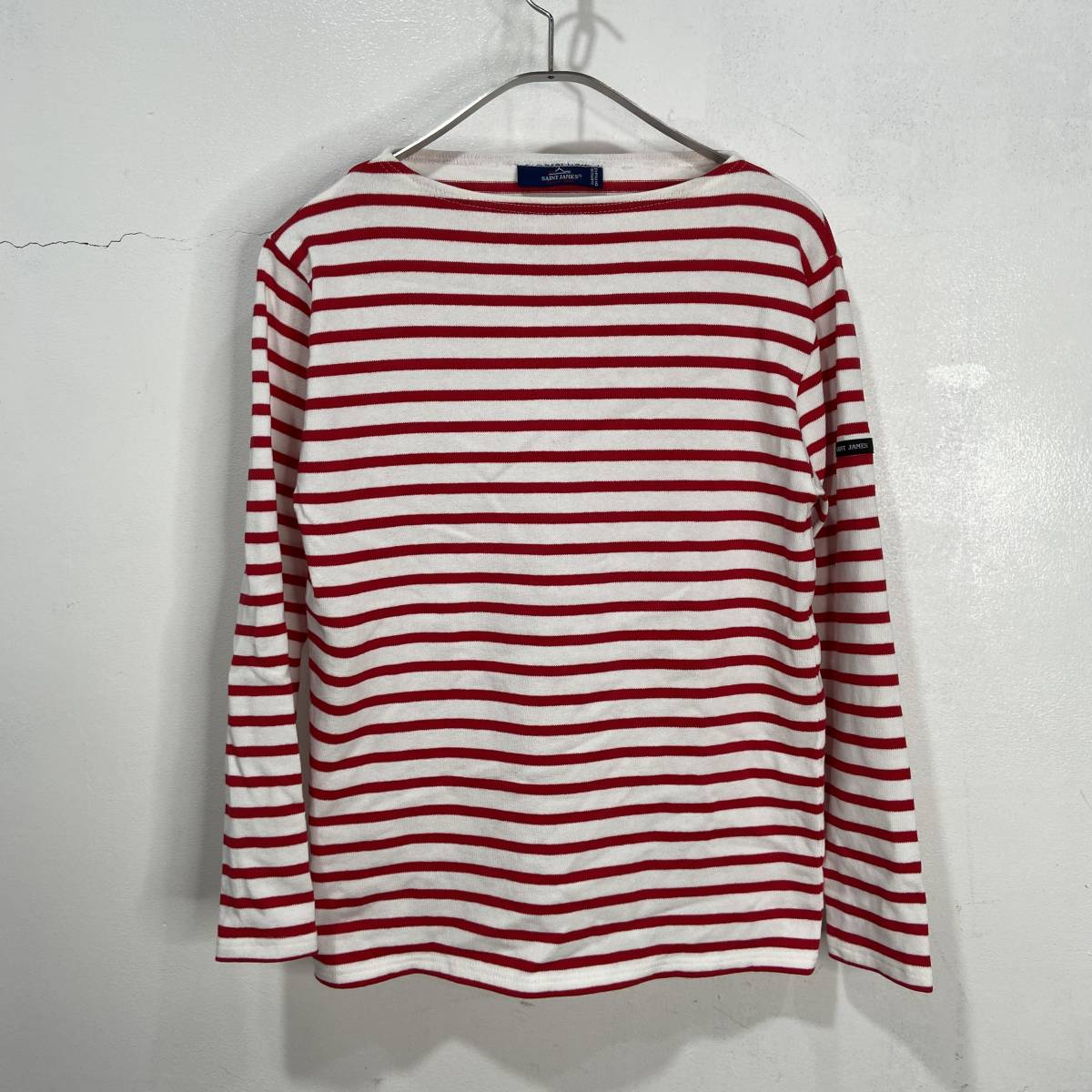 ☆送料無料☆セントジェームス☆saint james☆ボーダーカットソー☆ウェッソン☆レッド☆ホワイト☆サイズXS☆H23拍卖