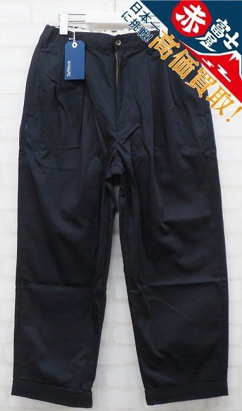 3P3144-2/新品 TapWater Cotton Chino Tuck Trousers タップウォーター チノトラウザーズ拍卖