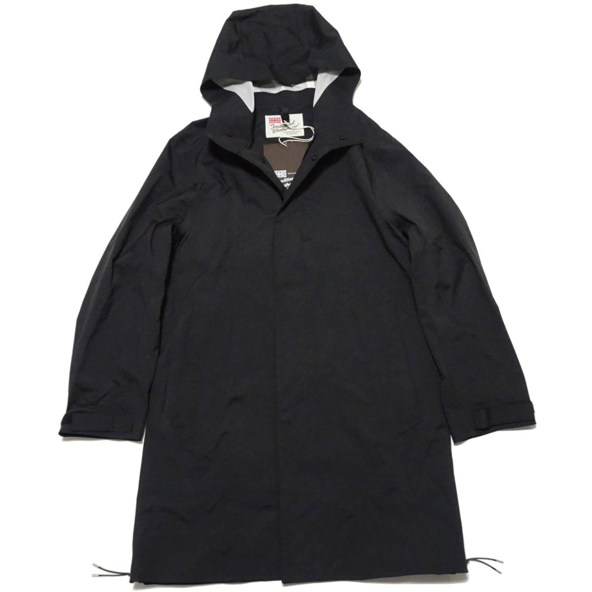◆Traditional Weatherwear/トラディショナル ウェザーウェア◆HUNCOAT 撥水 フーデッドコート レインコート【S】(S~M相当) 3.9万拍卖