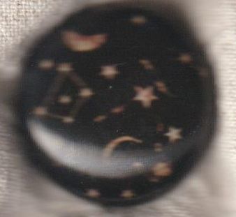 ドイツ レジン足付きボタン 25ミリ 星空拍卖