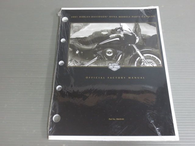 2001 ダイナ モデル パーツカタログ 99439-01 英語 ハーレーダビッドソン DYNA 新品 未使用品 #J20230831拍卖
