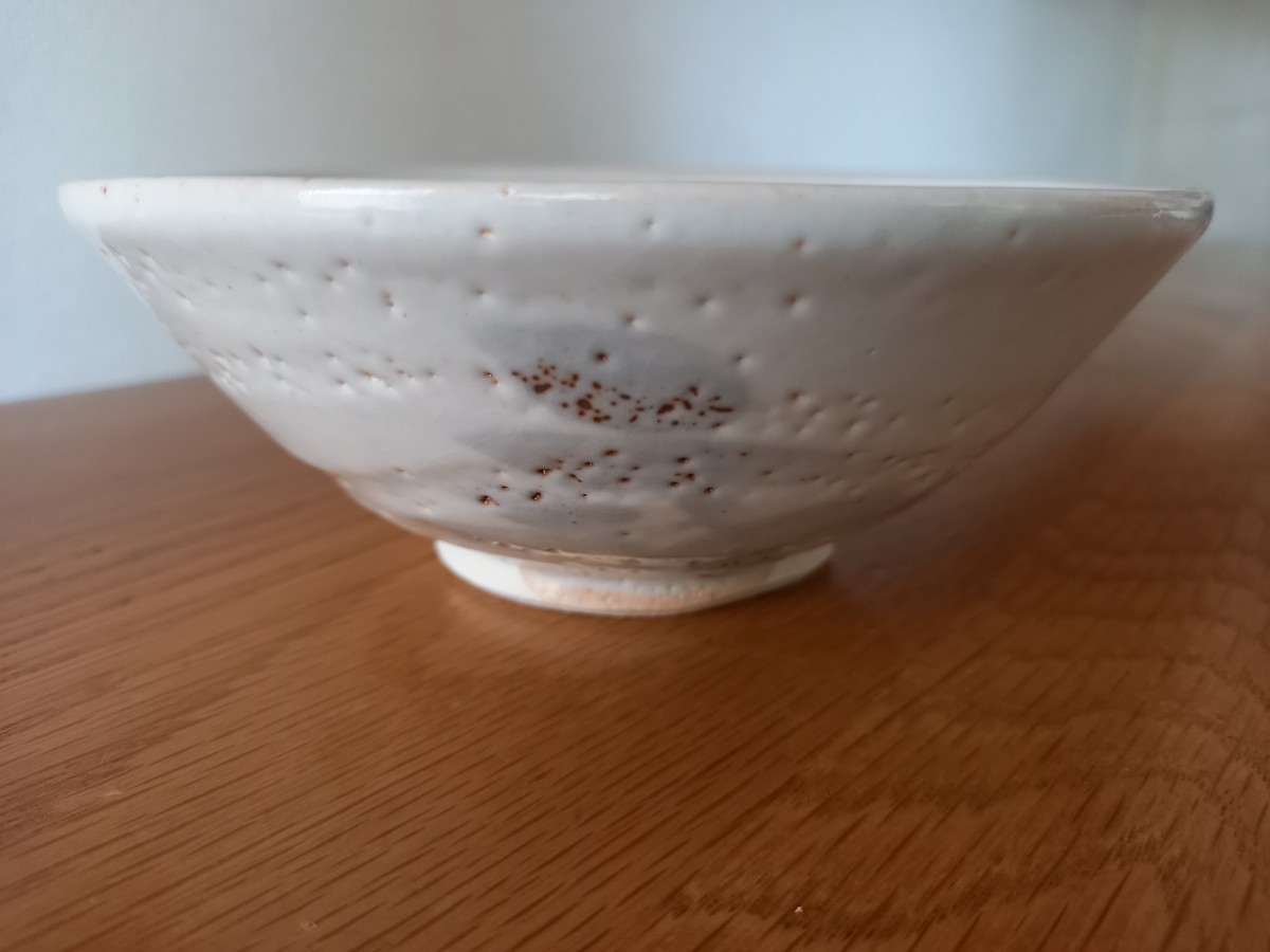 美濃焼き白志野夏抹茶碗 拍卖