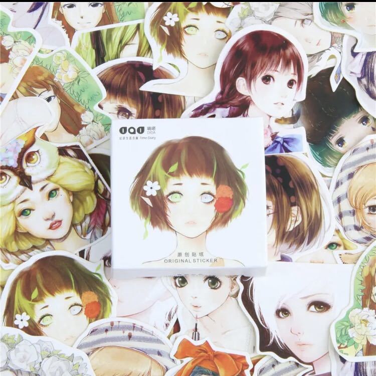 新品 フレークシール 女の子 ヴィンテージ ジャンクジャーナル素材 スクラップブッキング コラージュ おすそ分けファイル 紙もの 紙モノ拍卖