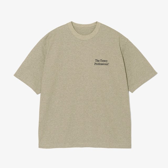 ennoy Border T-Shirt BEIGE XL The Ennoy Professional BORDER TEE エンノイ ショトスリーブ ボーダー Tシャツ拍卖