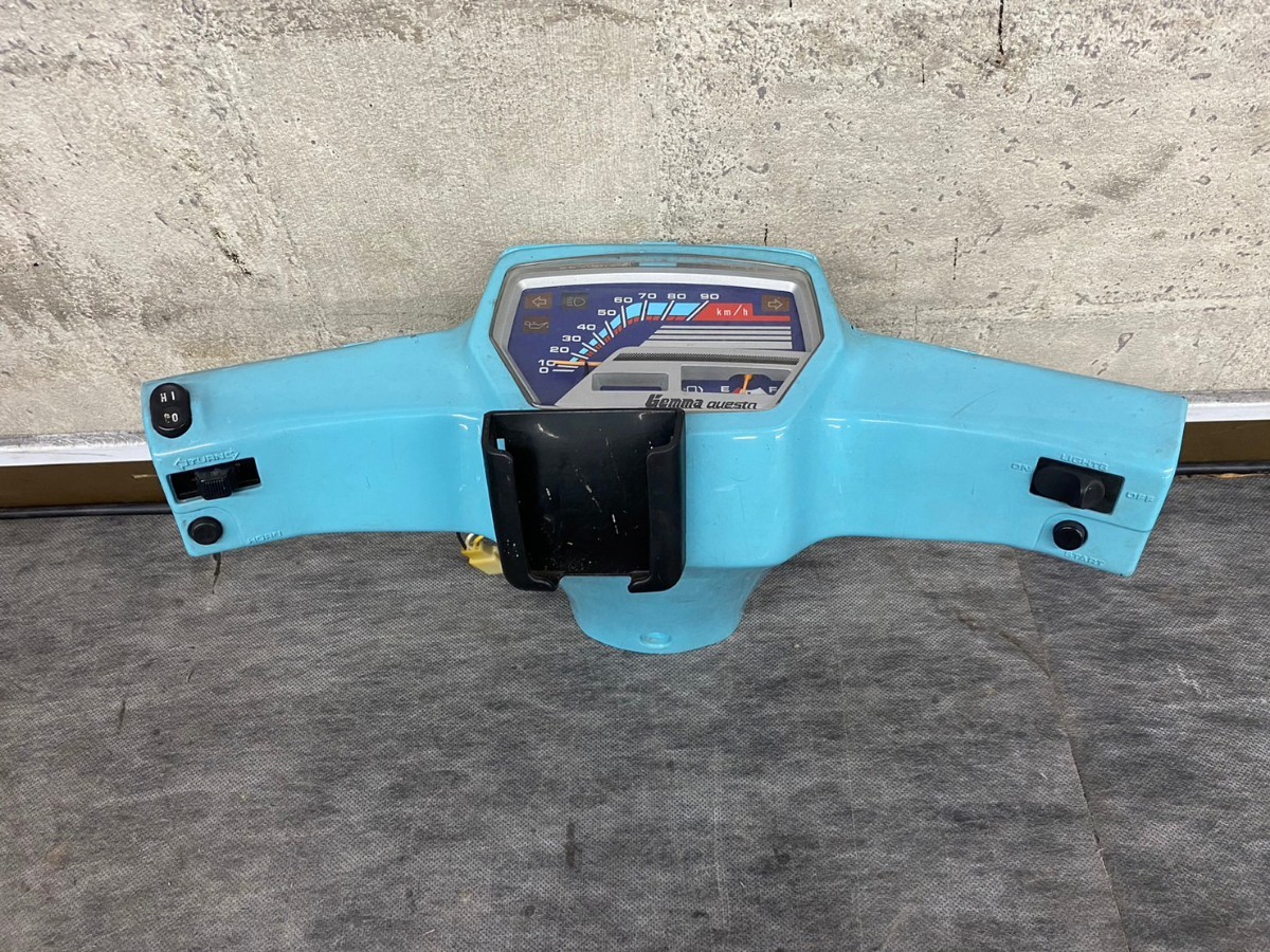 スズキ ジェンマクエスト90 スピードメーター CD13A メーターカバー 90kメーター ハンドルカバー SUZUKI 純正 部品 パーツ拍卖