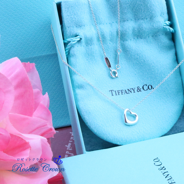 ◆新品◆値下げ交渉 は 質問で◆未使用◆ティファニー◆オープンハートネックレス 11mm◆拍卖