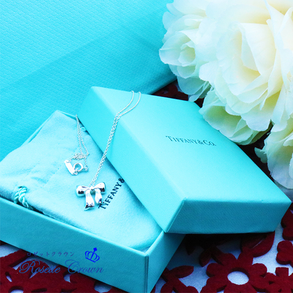 ◆新品◆値下げ交渉 は 質問で◆未使用◆ティファニー◆リボンネックレス◆拍卖