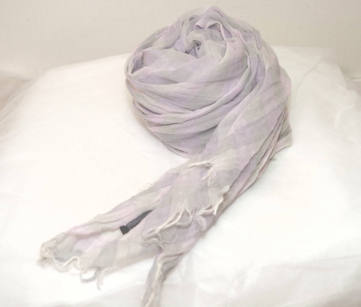 JIL SANDER ジルサンダー 薄手チェックストール拍卖