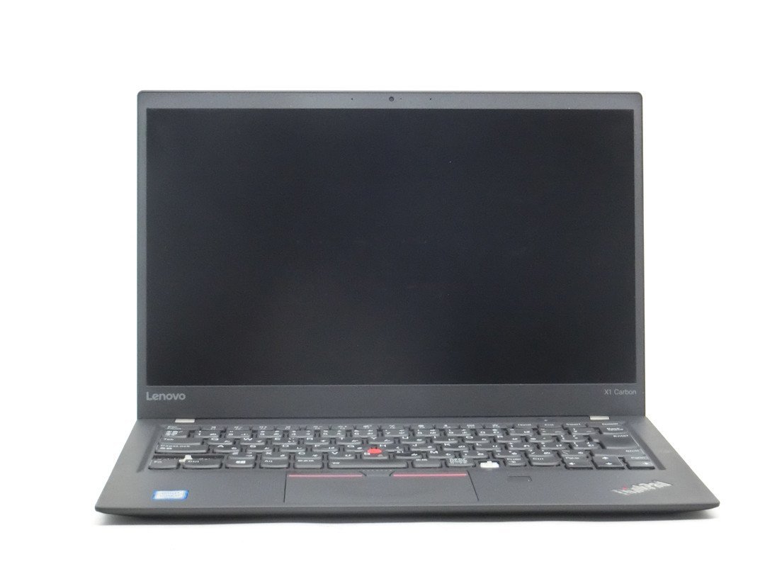 中古Lenovo ThinkPad X1 Carbon 5th Core 7世代I7 14型 液晶割れ ノートパソコン 詳細不明 ジャンク扱い拍卖