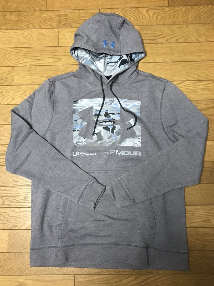 UNDER ARMOUR THREADBARE MEN’S HOODIE size-LG(着丈71身幅58) 中古(美品) 送料無料 NCNR拍卖