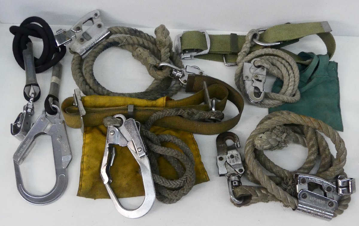 ☆FUJII DENKO 藤井電工 ツヨロン FS-70 タイタン 24AP タニザワ 安全帯 5点セット USED品☆拍卖