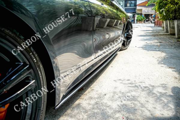 ★BMW F32 F33 F36 Mスポーツ サイド ステップ スポイラー スカート P型 FRP製 ★各社メーカ純正色塗装込★《左右ワンセット》 2013-2020☆拍卖
