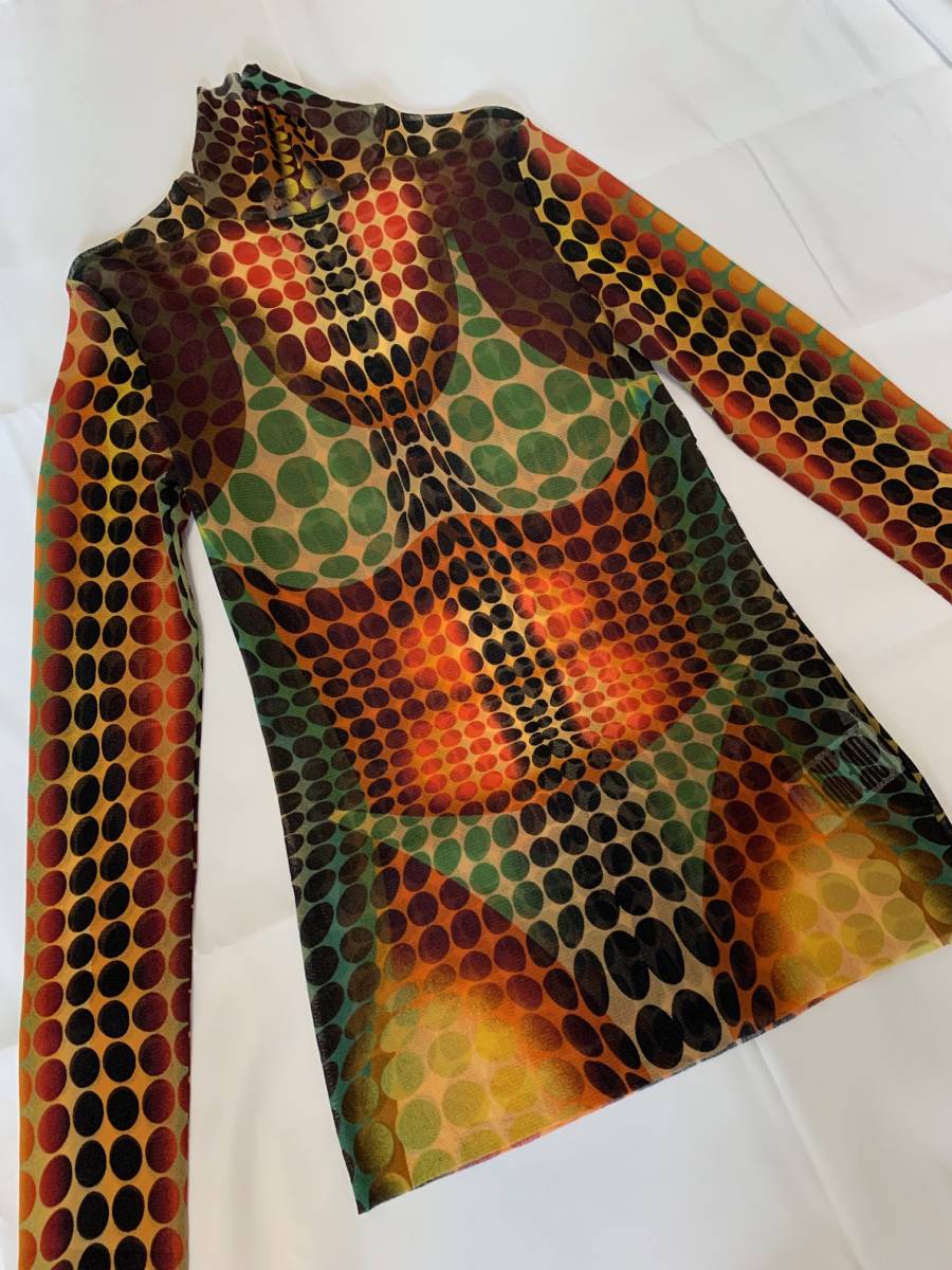Jean Paul GAULTIER ジャンポールゴルチエ ゴルチェ トップス カットソー メッシュ パワーネット アーカイブ archive tops拍卖
