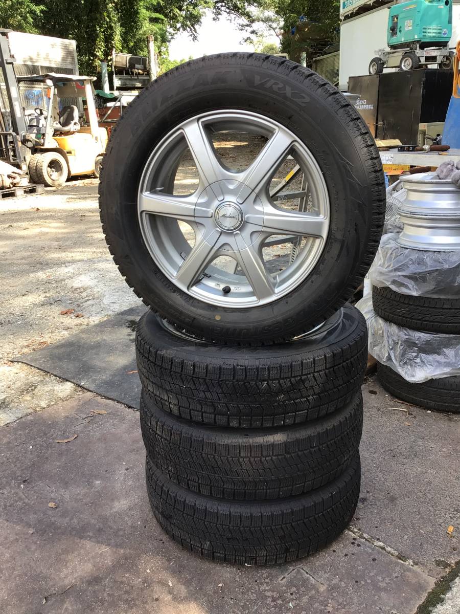 H17年 ブリヂストン スタッドレス 185/65R15 5穴 マルチホイール 4本セット T 23926 即日発送可 ヤフオク ブリザック ( 1本 63×63×20 )拍卖