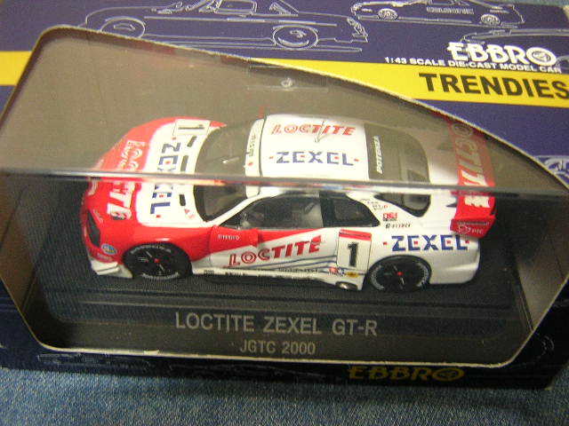 1/43 EBBRO 2000年 JGTC ロックタイトZEXEL GT-R#1 E・コマス、影山正美拍卖