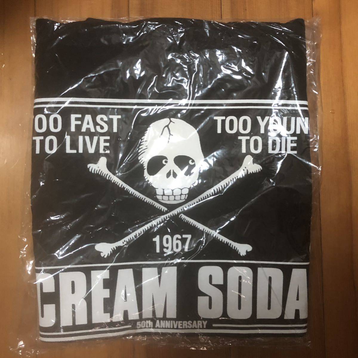 完売品 新品未使用品 クリームソーダ 白角ドクロ 特大トートバッグ 黒拍卖