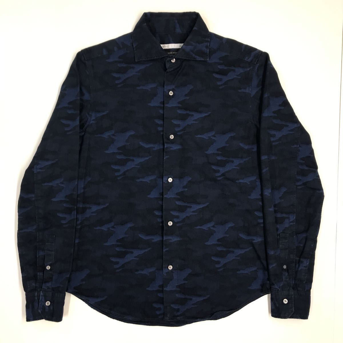 TETE HOMME テットオム 長袖シャツ 迷彩柄 メンズ サイズ4 Sサイズ 39-121a拍卖