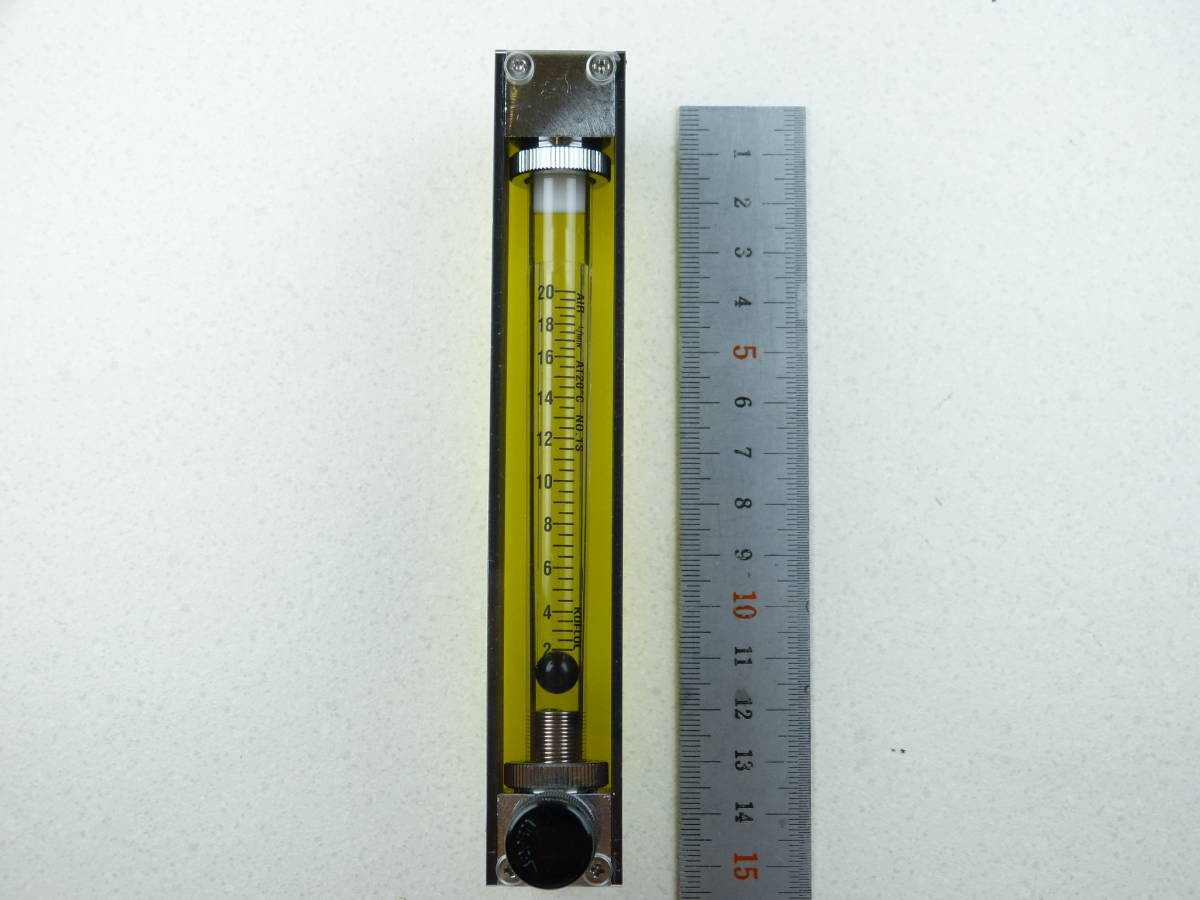 ★☆KOFLOC AIR流量計 RK1600R-15-B 20L/min 精密ニードル付 美品☆★拍卖