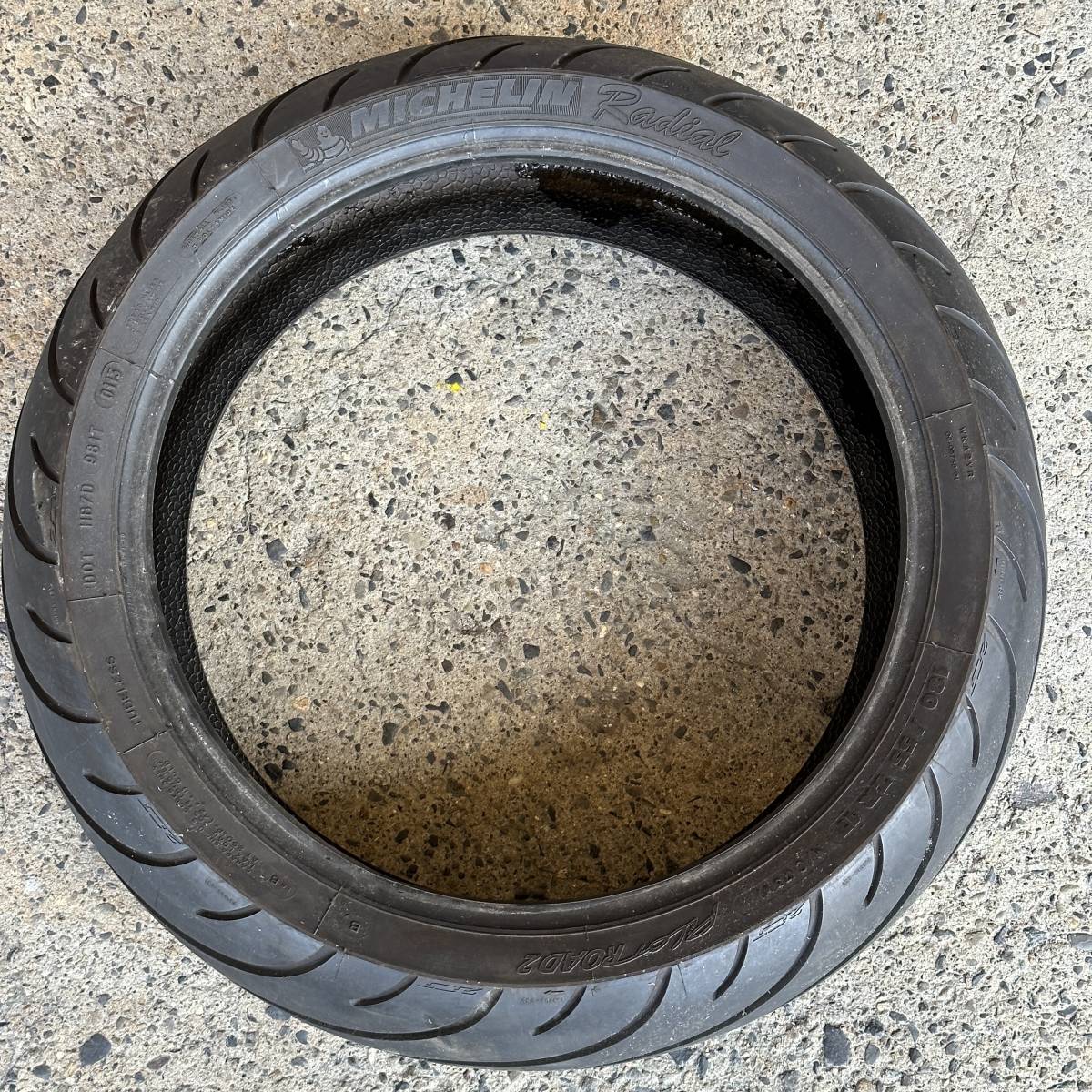 【中古タイヤ】ミシュラン パイロットロード2 180-55 ZR17 チューブレス ホンダ_CB1300SF CBR600F ヤマハ_FJR1300 MT07 09 カワサキ_Z900RS拍卖