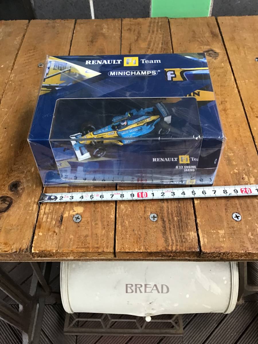 MINICHAMPS ミニチャンプス 1/43 ルノー F1 R23 F1 RENAULT Jarno Trulli ヤルノ トゥルーリ ミニカー ミニチュア 模型拍卖