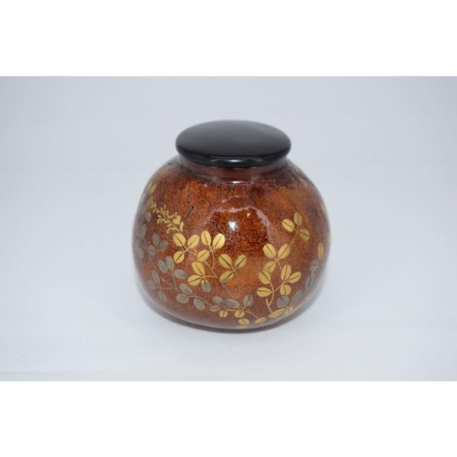 茶道具 萩蒔絵 瓢 茶器 薄茶器 元田 光真 作 桐箱入り 茶道 t 46321421拍卖