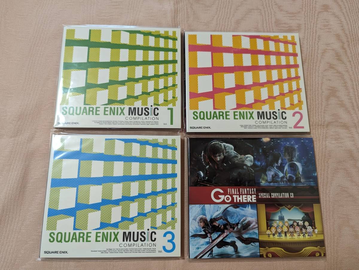 CD SQUARE ENIX MUSIC COMPILATION スクウェア・エニックス ミュージック コンピレーション Vol.1 2 3 + FF SPECIAL 非売品 未開封品拍卖
