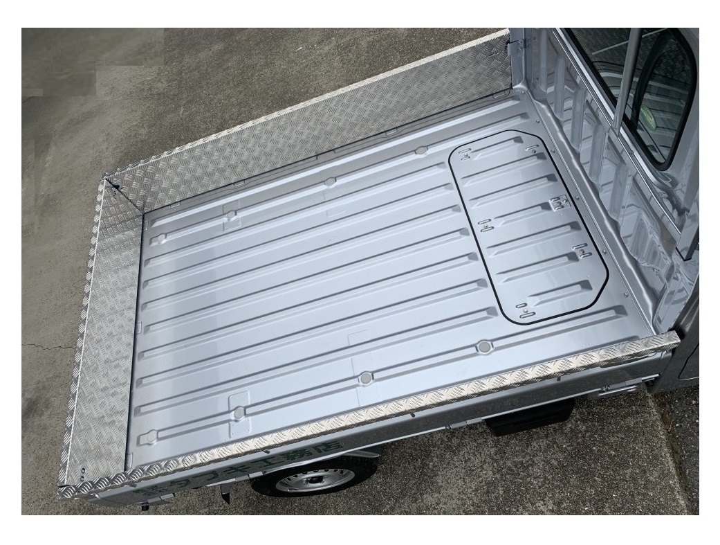 ☆軽トラ 荷台あおりアルミ縞板インナーカバー 3方SET ピクシストラック S510U (スタンダード専用) 拍卖