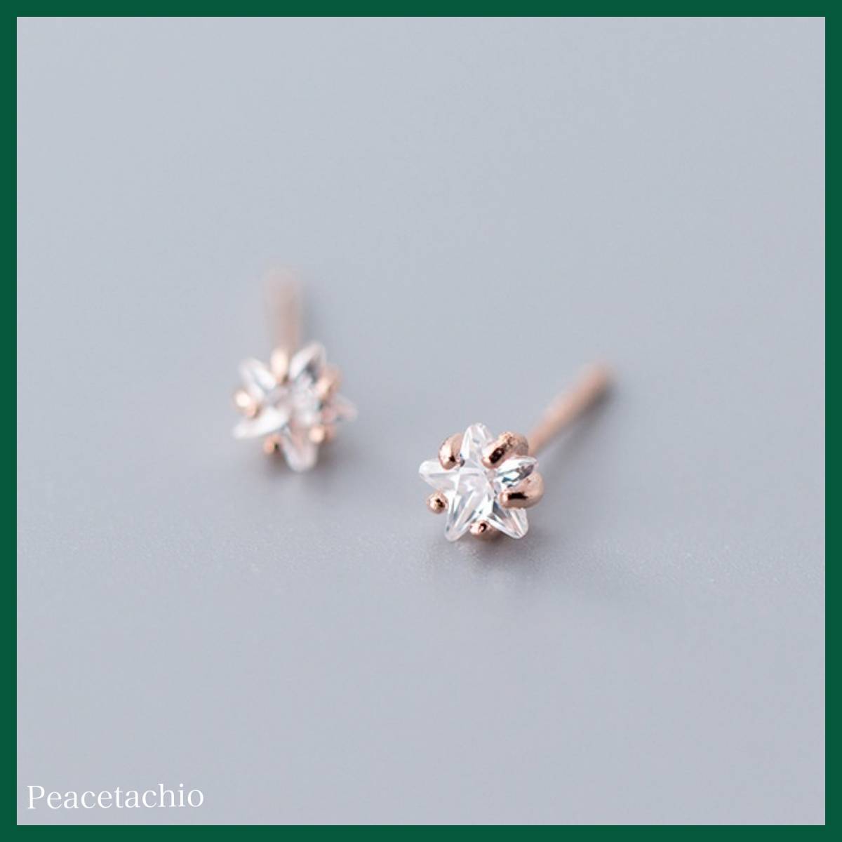 ピアス Silver925 シルバー ピンクゴールド 星 スター ミニ 小ぶり シンプル アレルギー対応 プレゼント ギフト ケース付き拍卖