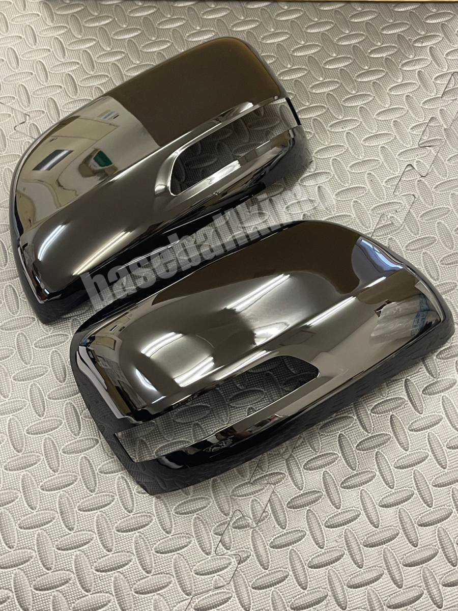 【新品】トヨタ純正品 TRJ150 GDJ150 150系 ランドクルーザー プラド 後期 左右 ドアミラー カバー セット ブラック拍卖