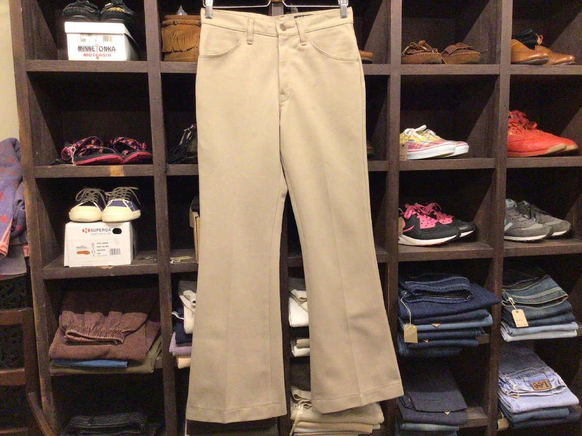 70’S MADE IN USA FARAH FLARE PANTS SIZE 30 アメリカ製 ファーラー フレア パンツ タロンジップ ダブルニット拍卖