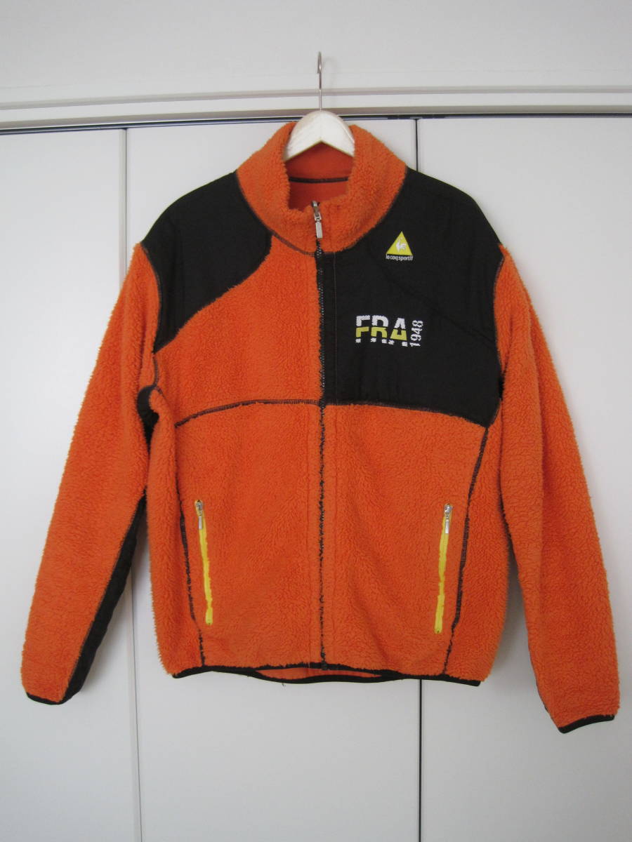 ルコックゴルフ リバーシブルフリースブルゾン ボア L拍卖