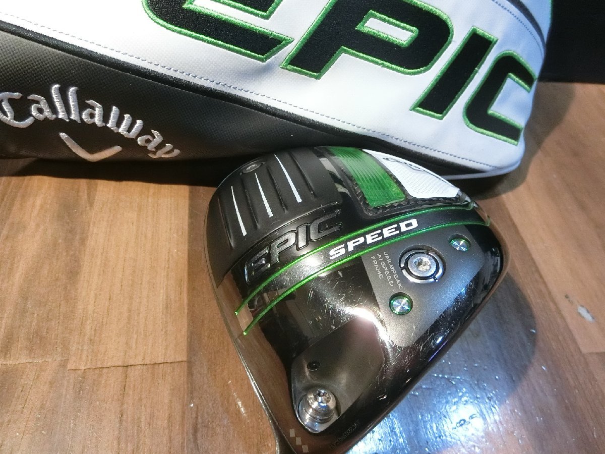 良品♪ キャロウェイ EPIC SPEED トリプルダイヤモンド ◆◆◆ 9.0° 中古ヘッド ヘッドカバー付属 日本仕様 TAシリアル拍卖