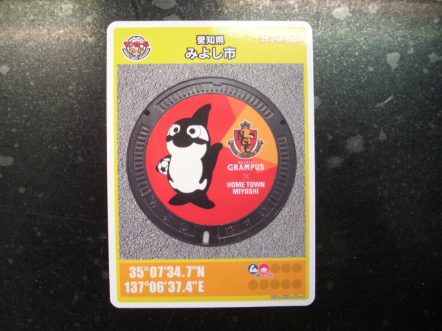 ■マンホールカード■愛知 みよし市 グランパス■ダム(#138拍卖