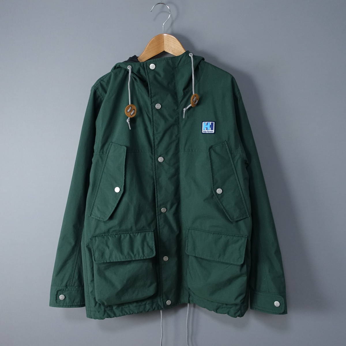 HELLY HANSEN (ヘリーハンセン)/S/マウンテンパーカ ナイロンジャケット/グリーン/緑/アウトドア/メンズ拍卖