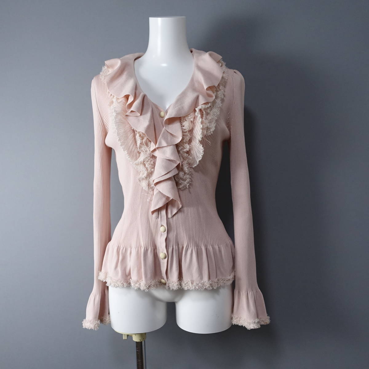 COTOO/コトゥー/38/ブラウス/ピンク/ニット/カットソー/セーター/レディースMサイズ相当拍卖