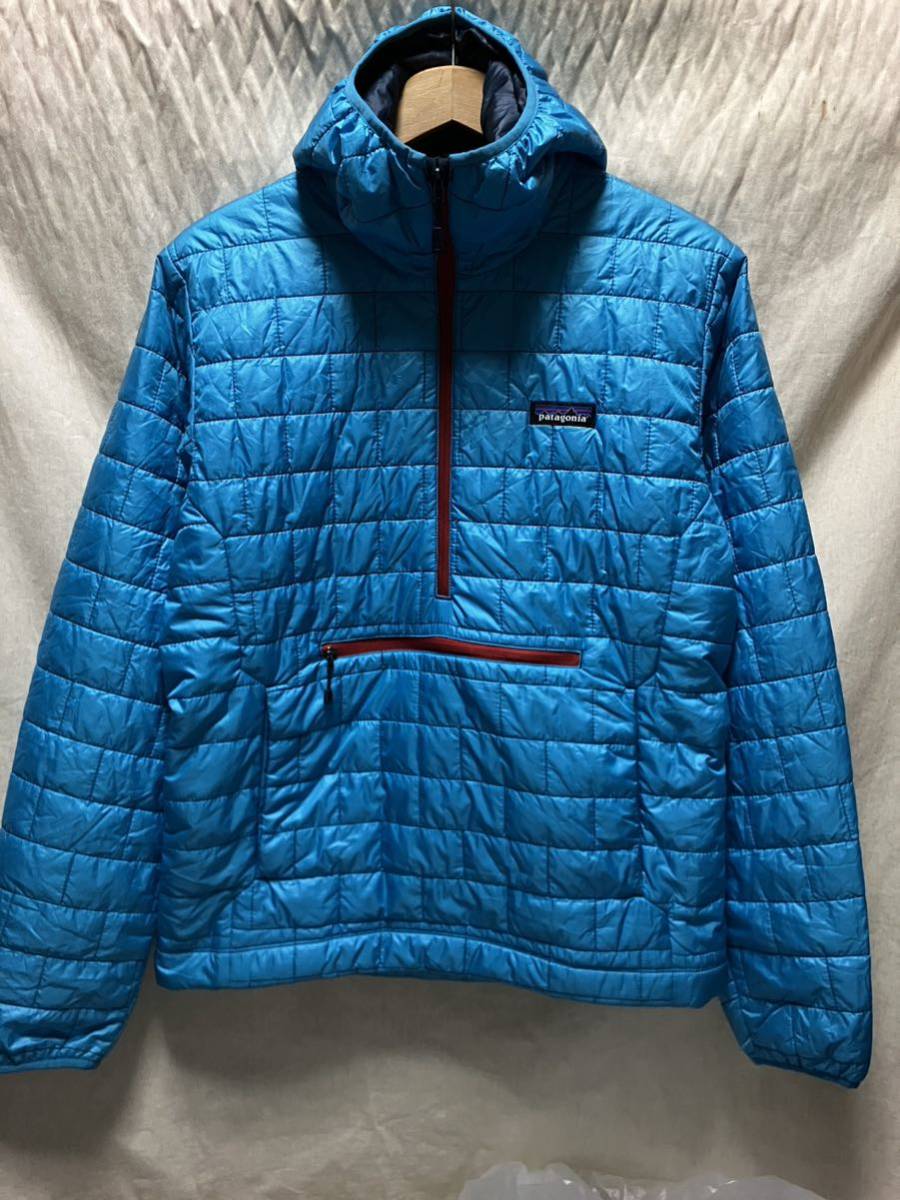 極美品 patagonia ナノパフビビープルオーバー S FA16 廃番希少品 プリマロフト パッカブル フーディ パーカー /ダウンセーター 23325拍卖