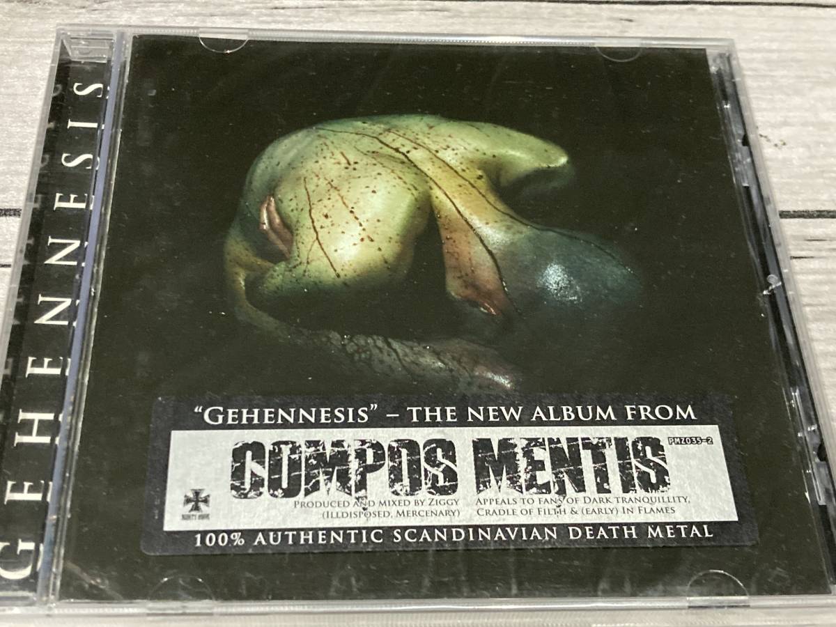 デンマーク産メロデス Compos Mentis / Gehennesis 未開封輸入盤CD拍卖