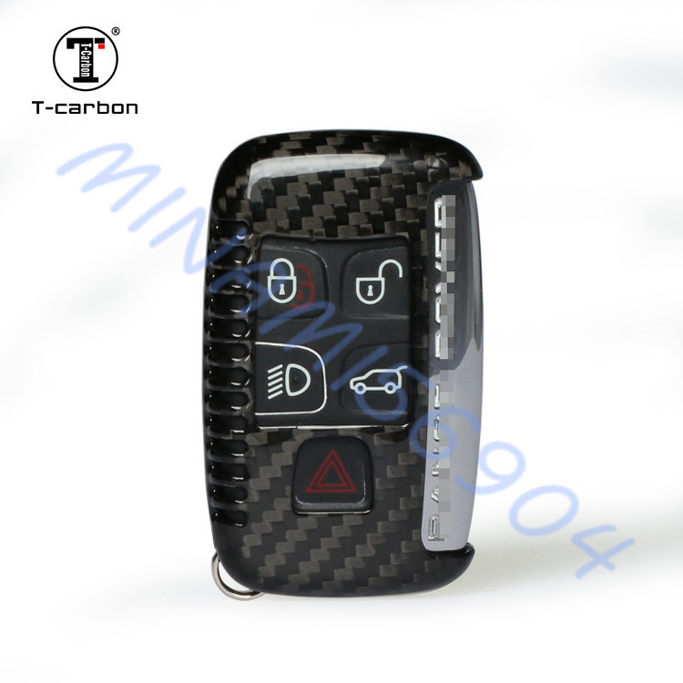 日本製カーボン使用 T-carbon社製 ランドローバー Land Rover  レンジローバーRange Rover Evoque リアルカーボン キーケース拍卖