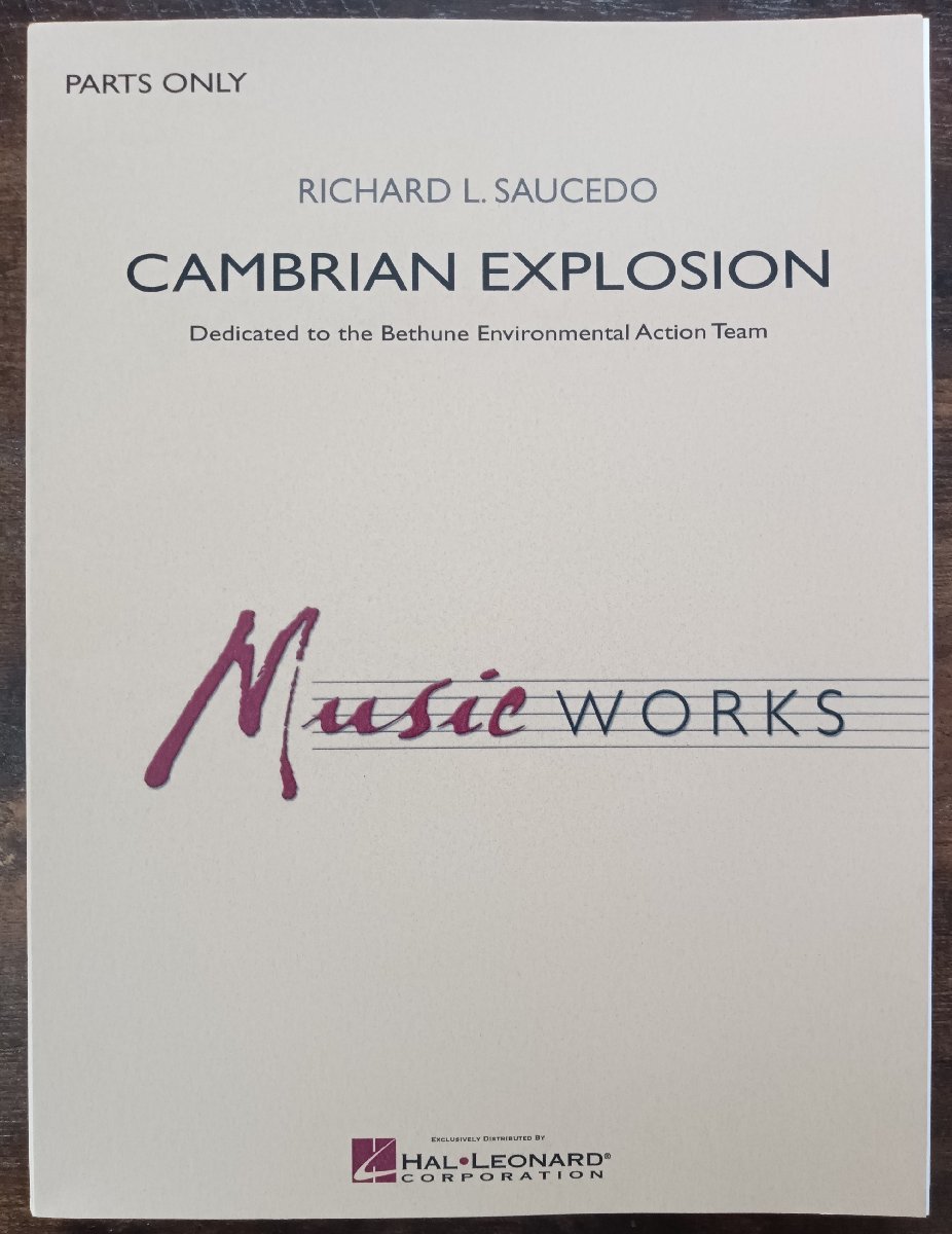 送料無料 吹奏楽楽譜 リチャード・L・ソーシード:カンブリア爆発 試聴可 スコア・パート譜セット拍卖