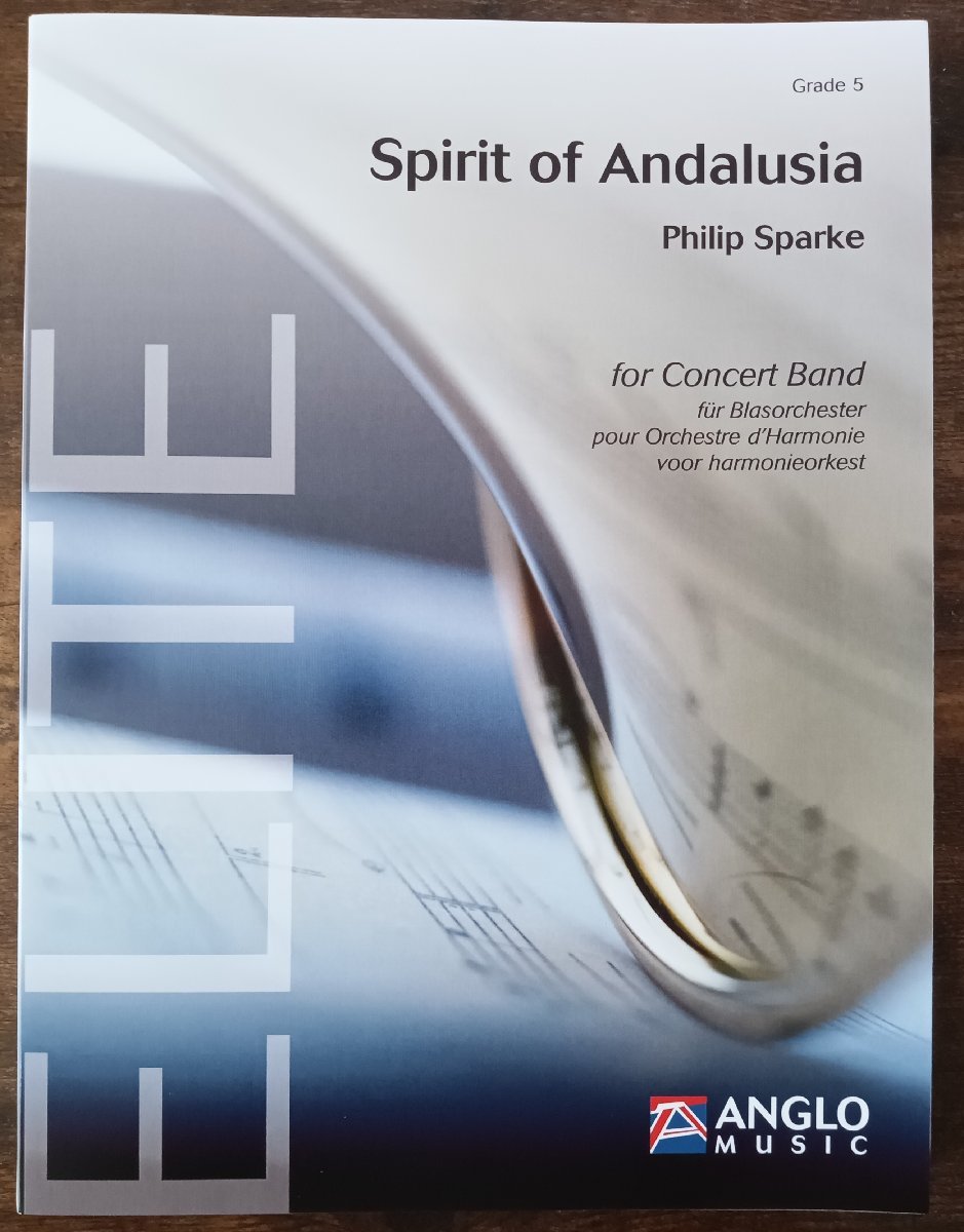 送料無料 吹奏楽楽譜 フィリップ・スパーク:スピリット・オブ・アンダルシア 試聴可 スコア・パート譜セット拍卖