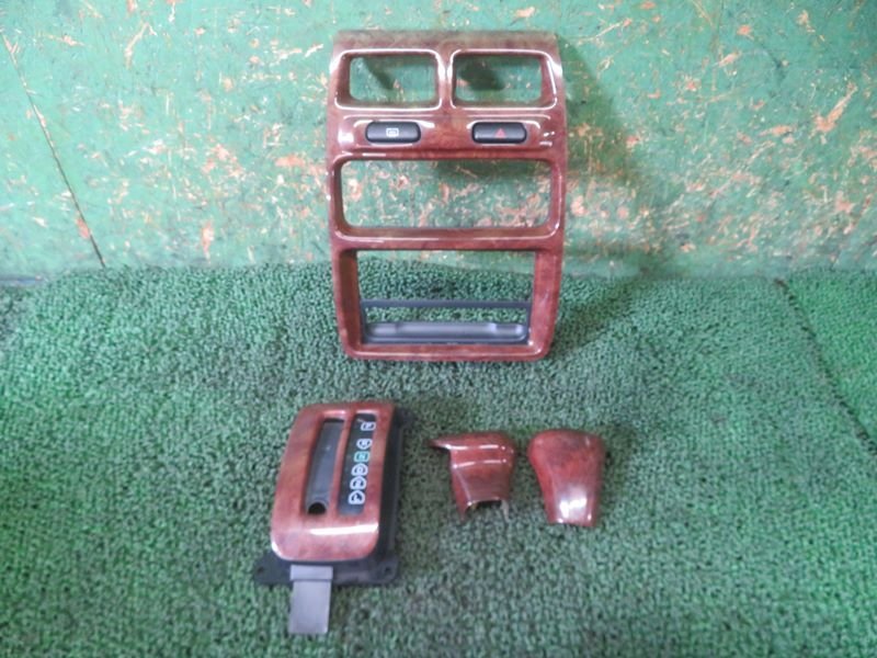 『psi』 三菱 H56A H51A パジェロミニ 純正オプション 木目パネル4点セット オーディオパネル シフトパネル シフトノブ拍卖