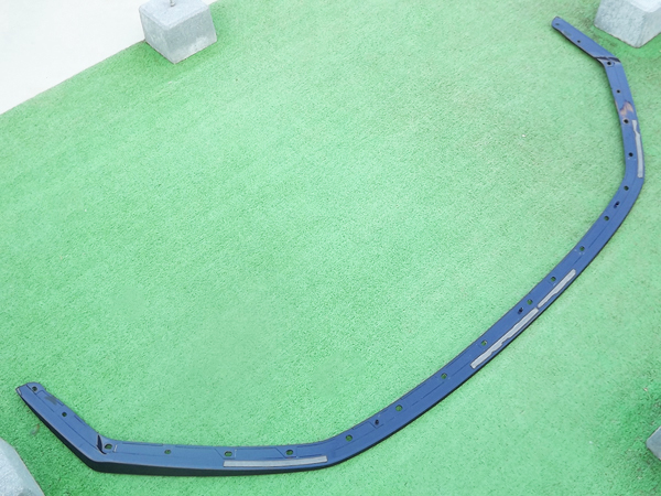 ☆微傷,送料安,ブルー★リーフZE1フロントアンダースポイラー★純正,バンパー,エアロ,スカート,リップ,青,紺★Re:P拍卖