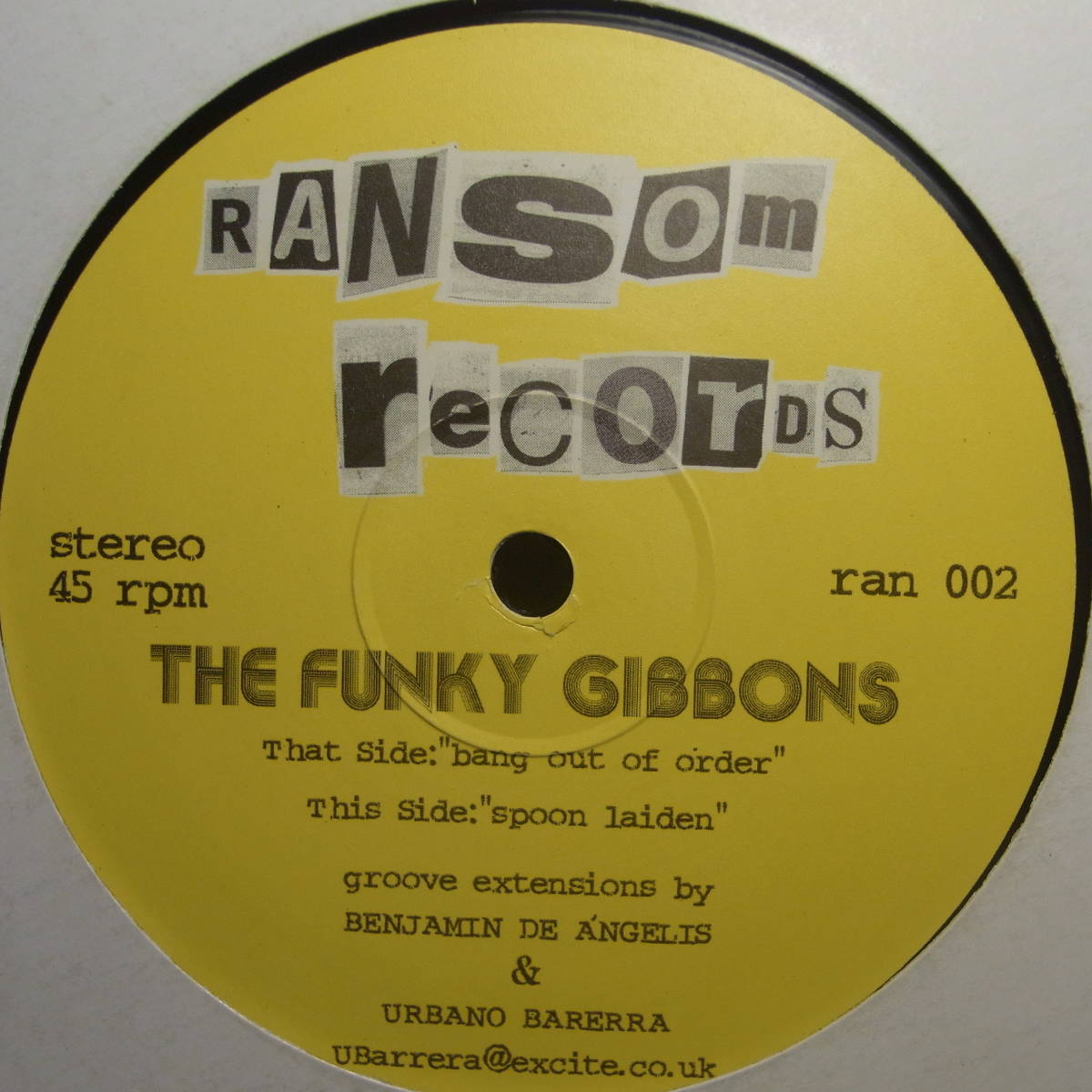Benjamin De Angelis & Urbano Barerra - The Funky Gibbons拍卖