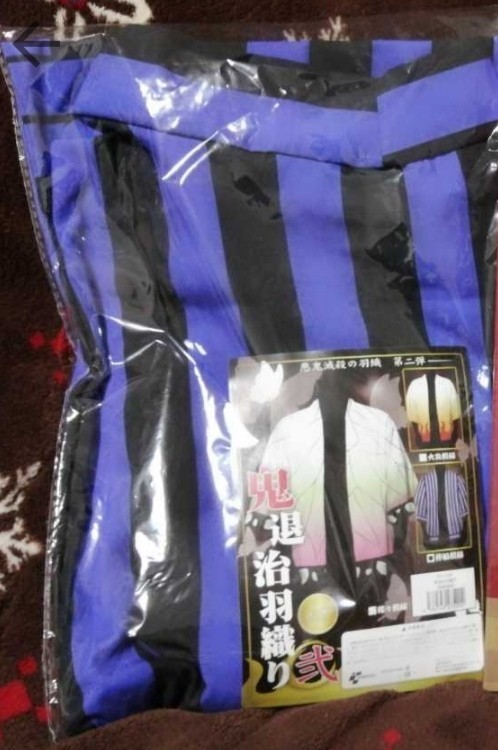 鬼退治 羽織り 棒縞模様拍卖